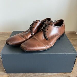 Aldo Brown Leather Men's Dress Shoes